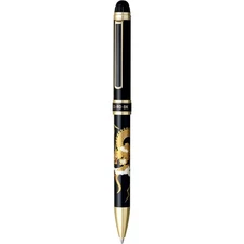 Platinum   Double Action Modern Makie Dragon And Lightning Ballpoint 