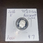 2016 S 90% Silver Roosevelt Dime Proof $7
