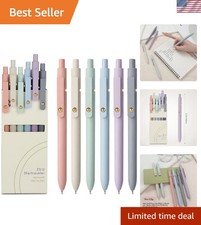 Gel Pens, 6pcs 0.7mm Fine Point Black Ink, Quick Dry Smooth Writing Pens for ...