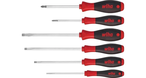 WIHA Schraubendrehersatz 302 HK6 SO 6-teilig Schlitz / PH Mehrkomponentengrif...