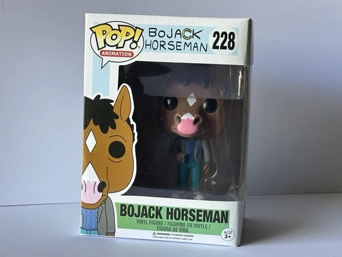 Funko Pop Bojack Horseman #228 Vaulted Animation Netflix Figure. With Protector!