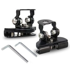 2PCS LED Light Bar Mounting Brackets, Universal Hood Light Mounts, Adjustable