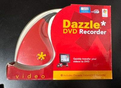 Pinnacle Dazzle DVD Recorder HD Video Capture Device + Studio Software New