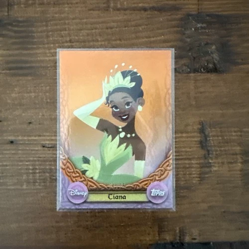 2025 Topps Disney Wonder Tapestries Princess Tiana #T-3 Orange /25
