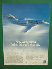 5/1995 PUB CESSNA AIRCRAFT TEXTRON AVION CITATION X BUSINESS JET BLUE AD
