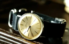 LUCH Watch Luxury Ultra SLIM Mechanical Leather Strap (POLJOT De Luxe) Men's