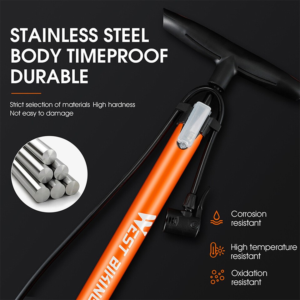 160PSI Tire Pump Inflator Household Manual Inflator O4C7 eBay