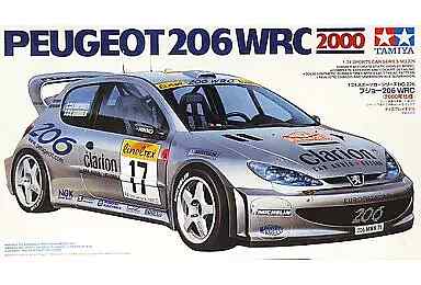 TAMIYA 1/24 Peugeot 206 Wrc 2000 Specification Sports Car TAMIYA 1/24 Peugeot 206 Wrc 2000 Specification Sports Car