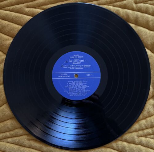 The Ron Patty Quartet album “Songs Over The Desert” VG+ - Picture 3 of 6
