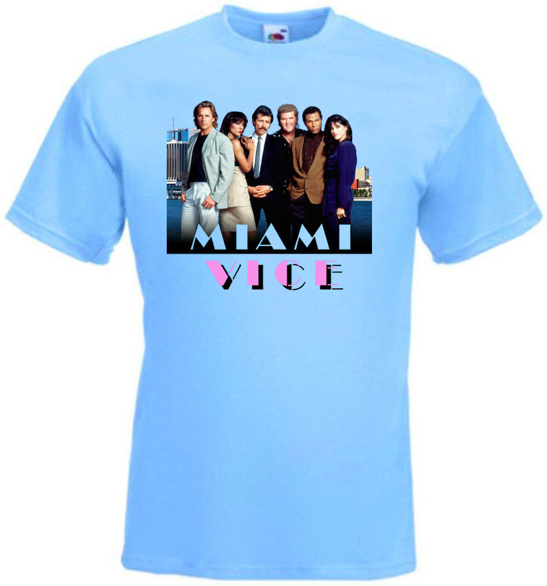 Miami Vice v1 T shirt movie poster all colors all sizes S
