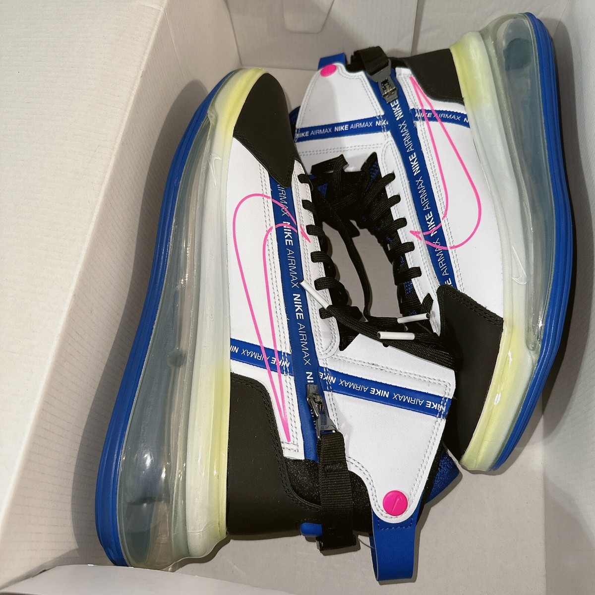 nike air max 720 saturn white pink