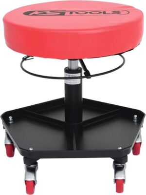 KS Tools 500.8030 Fahrbarer und höhenverstellbarer Hocker
