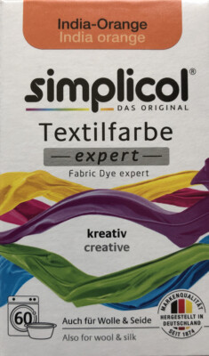 Simplicol textile dye expert-India orange-also for wool & silk-150 gr
