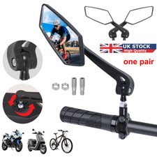 2X Bicycle Handlebar Wing Rear View Mirror Mobility Scooter Mountain Bike MTB GB