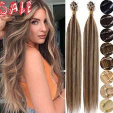 THICK Micro Loop Tips Beads Ring 100 Remy Human Hair Extensions Tip Full 1G/S