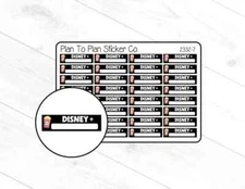 2332-7~~Disney+ TV Boxes Planner Stickers.