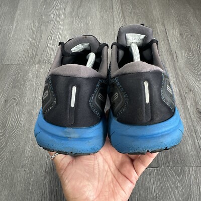 Brooks Mens Ghost 14 1103691D056 Black Running Shoes Sneakers Size 12.5 D Brooks Ghost 14 Black Blue Running Shoes 1103691D056 Mens  main image 2