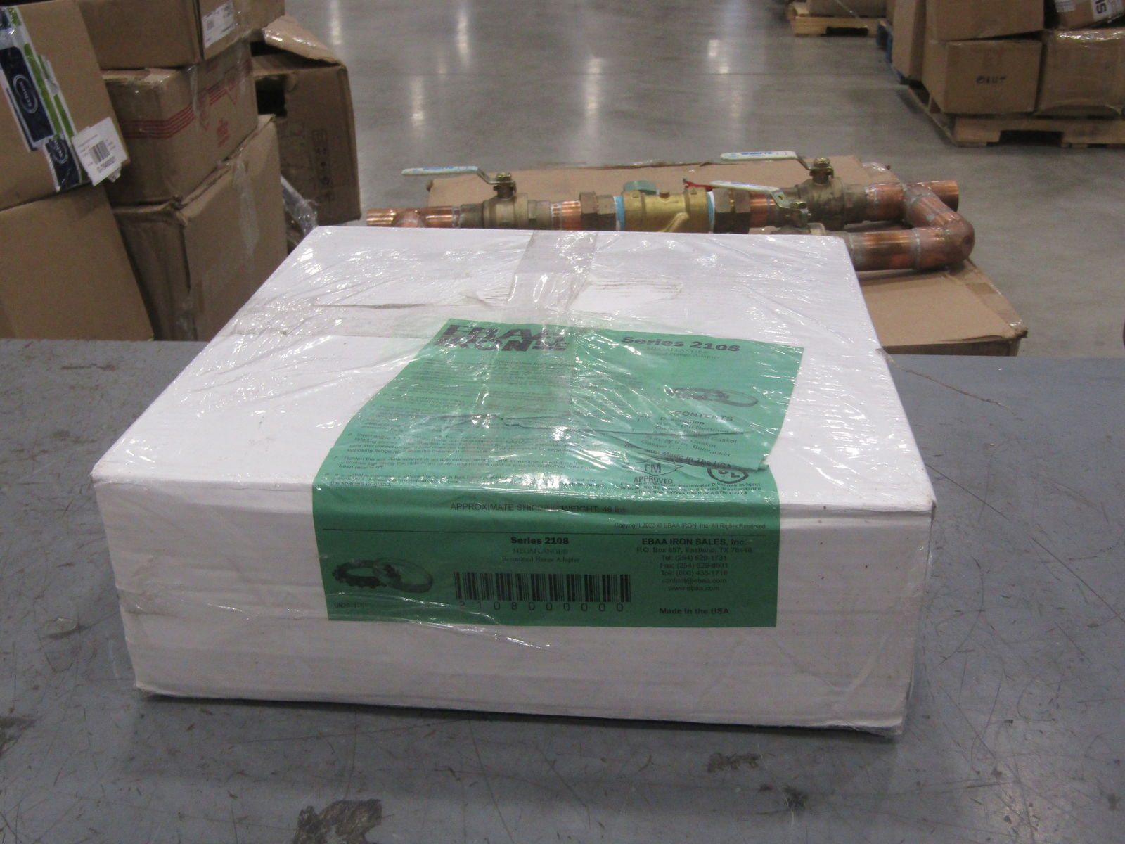 EBAA Megaflange Series 2108 Flange Adapter 210800, 8", Ductile Iron