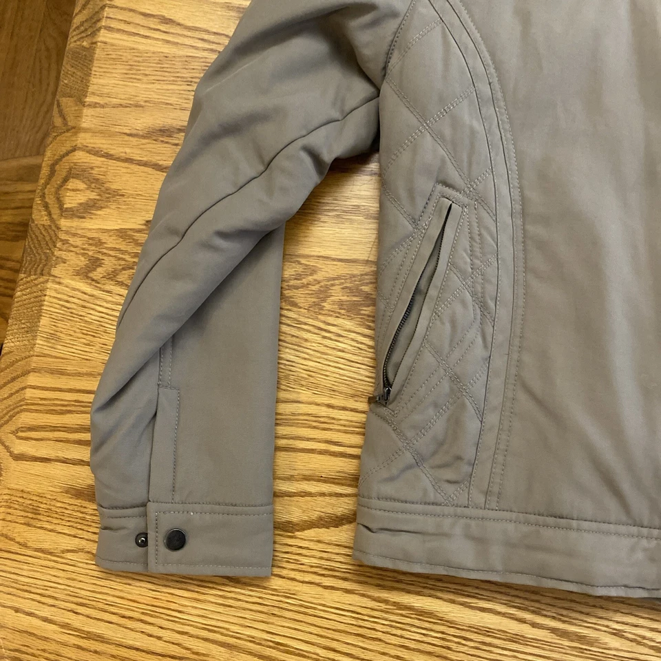 (XL) Brandon Thomas Brown Green Bomber Style Jacket Size Extra Large Vintage - Image 4 of 4