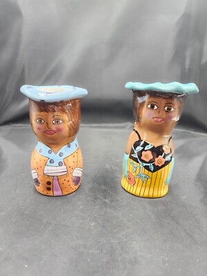Bella Casa Sarah Paley by Ganz Vase/Candle Holder African American Diff Variatio