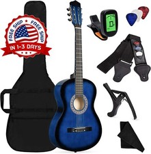 Guitarra Acustica Para Aprendices Novatos Barata Con Accesorios Estuche 38 Pulgs