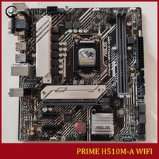 FOR ASUS PRIME H510M-A WIFI 64GB LGA 1200 DDR4 Micro ATX Motherboard Test OK