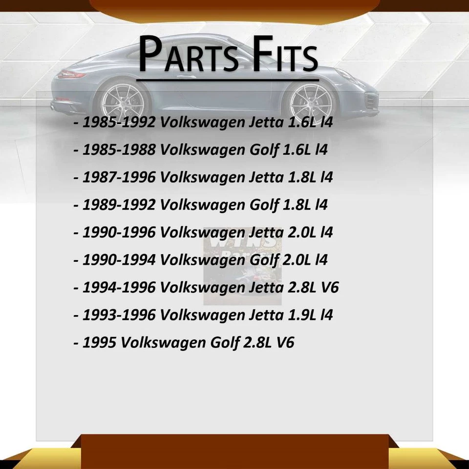 For Volkswagen Golf 1989-1992 Monroe Suspension Strut Mount Front Rear 4x - Image 2 of 4