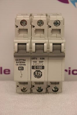 Allen Bradley 1492-CB2 G150 Circuit Breaker W/ 1492-ACB H1 *XLNT* (#2)