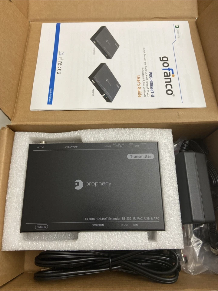 Gofanco Prophecy PRO-HDBaseT-U 4K HDR Extender Transmitter & Receiver - Image 2 of 4