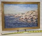 Original Painting of Seascape by Bruno Retaux. Framed. — photo 4