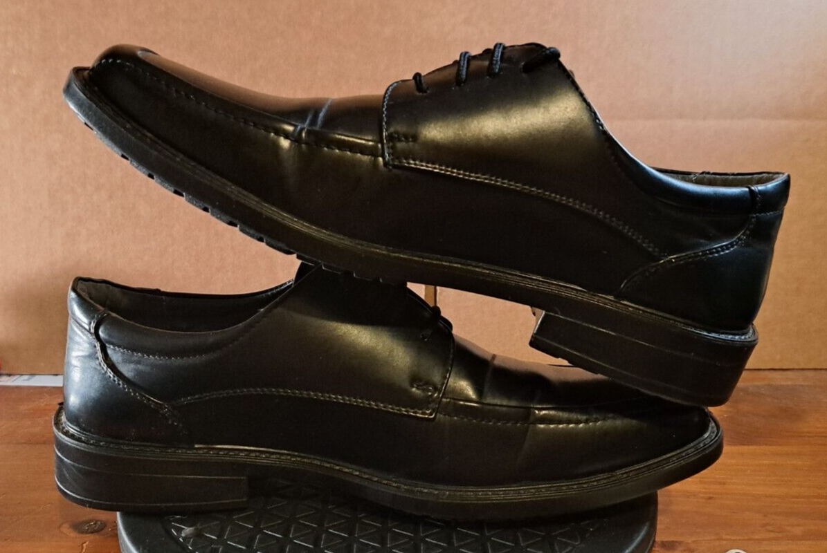 9M Soft Stags Kentech Comfort Black Faux Leather Vega Oxford  display picture 3