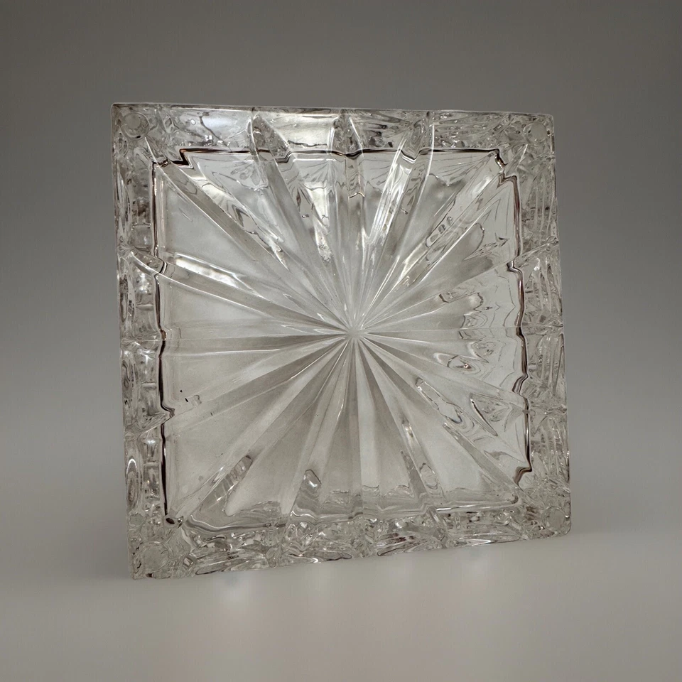 Glass Vanity Tray - Stunning Clarity W/scalloped Edge - Image 3 of 4