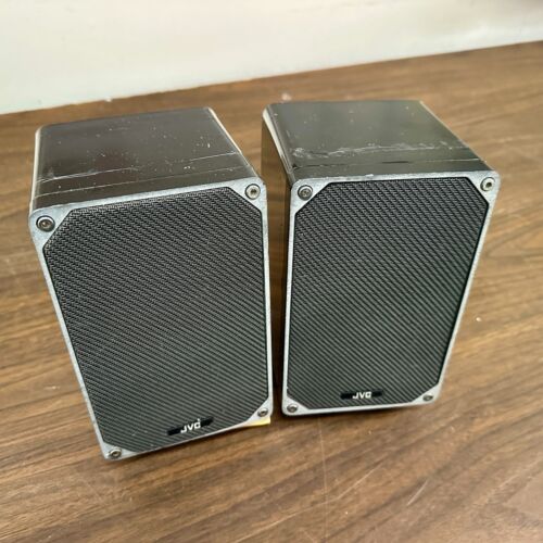 JVC Bookshelf Speakers Matched Pair of S-M3 Hifi 50W ~ Solid Metal Construction - 第 1/4 張圖片