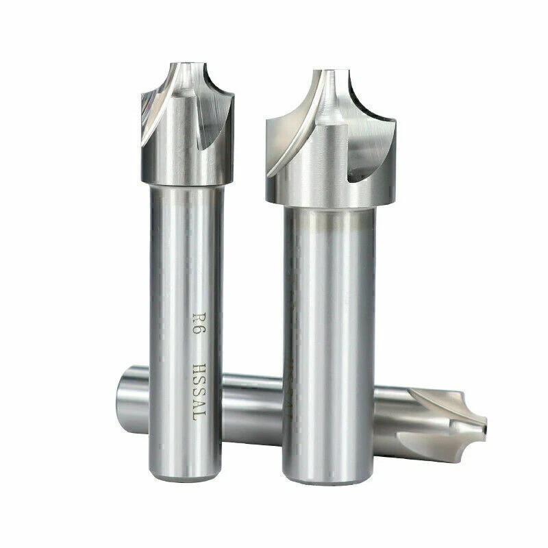 1er CNC-Schaftfräser Eckenrundfräser R1.0-R12 HSS-Radiusfräser - Bild 3 von 4
