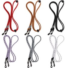 6 Pack Eyeglass Straps Adjustable Sunglasses Neck Lanyard for Men Women