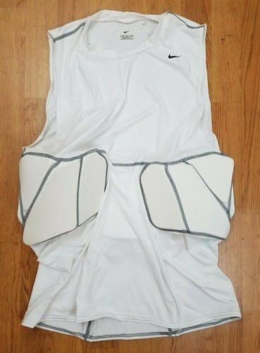 Tanque de compresión de baloncesto NIKE con almohadillas blanco y negro 2XL 3XL - Imagen 2 de 8