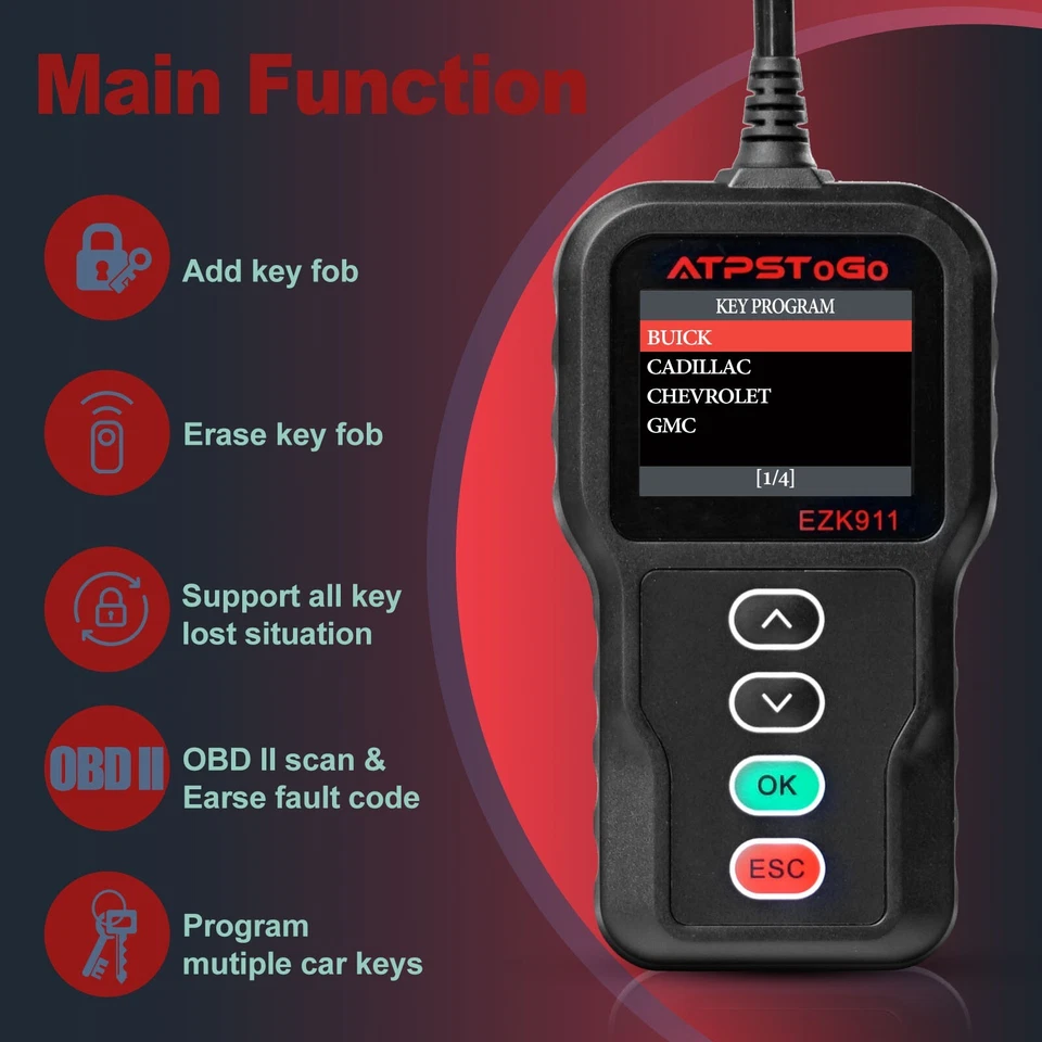 2 Para 2015 2016 2017 2018 Chevy Colorado GMC Canyon Control Remoto Llavero Kit Programa Foto 3 de 4