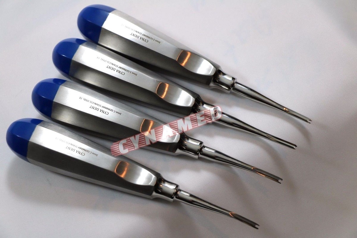 Set Di Elevatori Dentali INSTUMAX&reg; &ndash; Strumenti Chirurgici In Titanio Per Lussazione Dentale