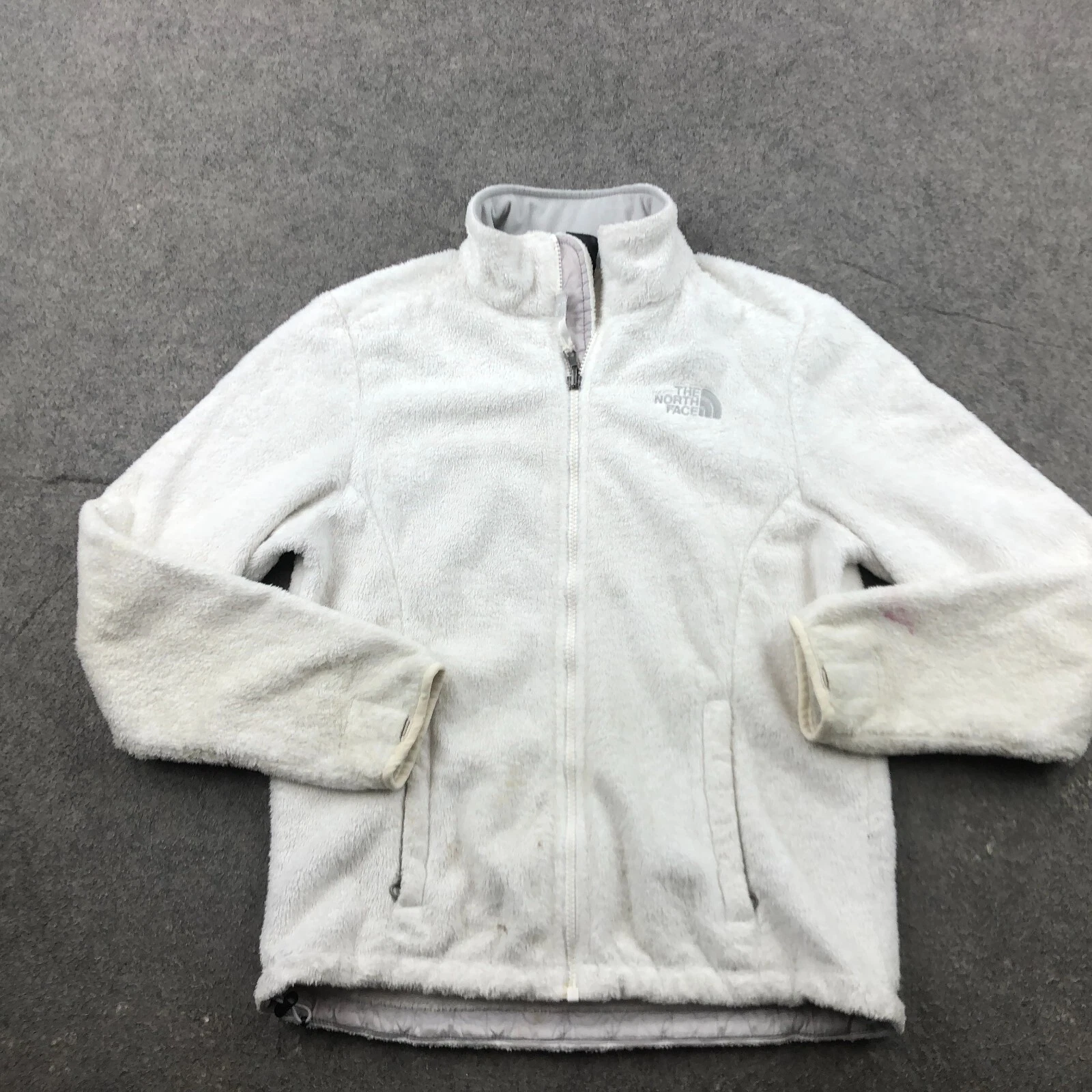 north-face fleece full zip hiking casual preppy jacket