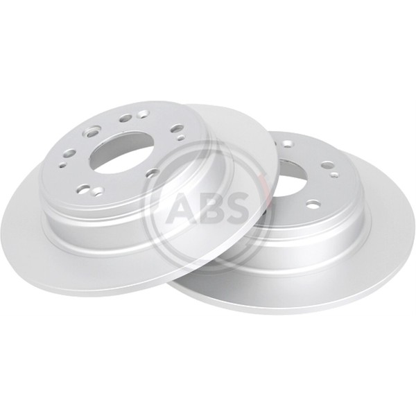 A.B.S. 2X Bremsscheibe Hinten 281 Voll FüR Honda CR-V II Rd_ Crossroad-image
