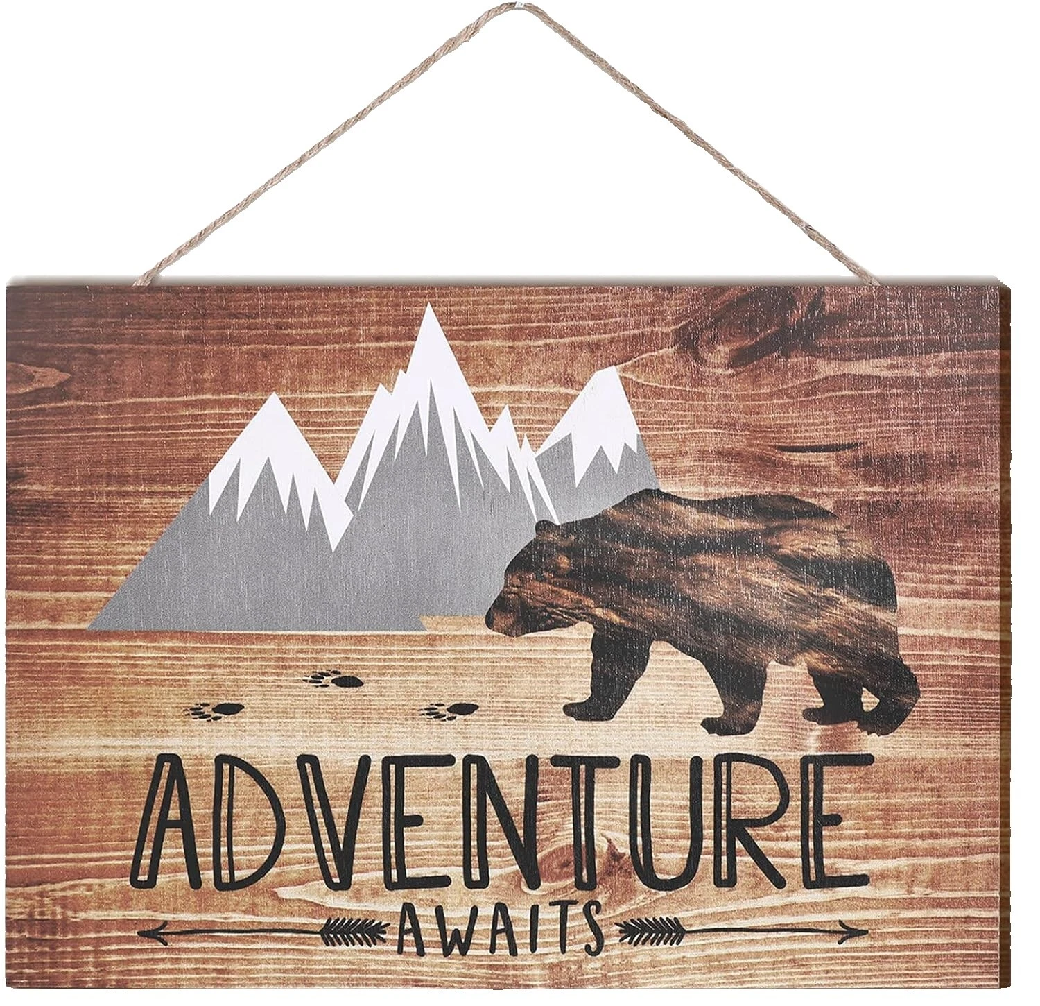 Brown Wood Vintage/Retro Home Décor Plaques & Signs