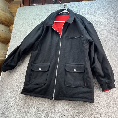 Chaqueta de Colección Años 90 Marlboro Lana Reversible Cremallera Completa Cuello Para Hombre Talla XL - Imagen 11 de 15