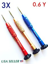 3 PCS 0.6 Y Tri Wing Screwdriver Y Tip Tri Point Repair Tool IPhone 7 Plus USA