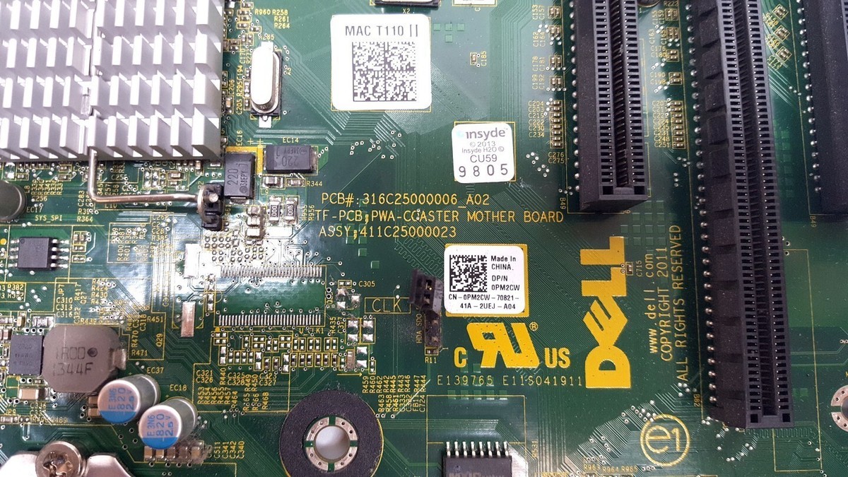 Dell PowerEdge T110 Workstation Motherboard LGA 1155 DDR3 PM2CW