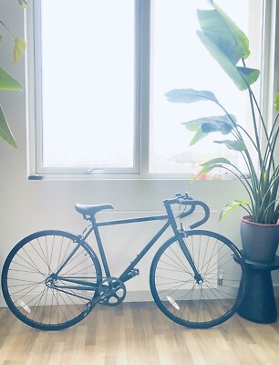 State Bicycle Co Matt Black 4130 Steel Frame Single Speed Fixie UK