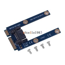 New mSATA Mini Extender to 7 Pin SATA HDD Convert Card Adapter bn