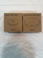Logitech Rally Mic Pod Bundle - Mic, Hub (New)