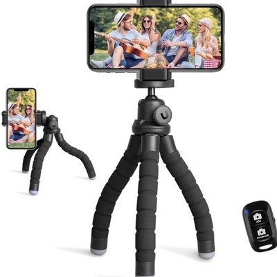 Handy Stativ, Mini Stativ für Smartphone und Kamera, Handy Ständer Flexibel 3...