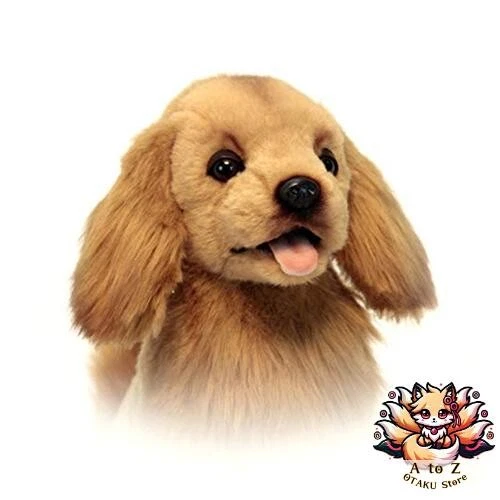 NUOVO peluche Hansa Golden Retriever 32 cm regalo Giappone - Immagine 3 di 3