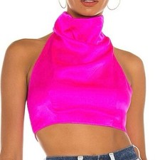 Amanda Uprichard Kaye silk halter Top S